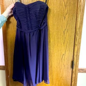 Bridesmaid strapless dress worn once.